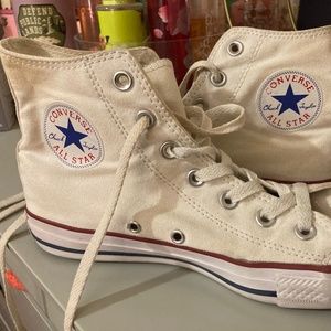 White High Top Converse